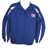 New York Giants Big and Tall Full-Zip Microfiber Lightweight Jacket (2X Big)