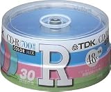 TDK CD-Rデータ用700MB 48倍速カラーミックス ポットケース入り30枚パック [CD-R80TX30PCMS]の画像