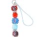 Gioielli Italy Multi Fantasy Rhinestone Glass Bead Cell Phone Charm