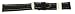 Momentum Women's Pathfinder 16-mm Black Nautica Leather Watch Strap #ZC-16NAU BLACK-MOM
