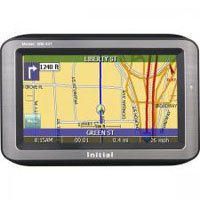 Initial Technology GM-431 4.3-Inch Color Touch Screen Portable GPS Navigation System