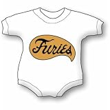 Baseball Furies Baby Ultrasoft Onesie