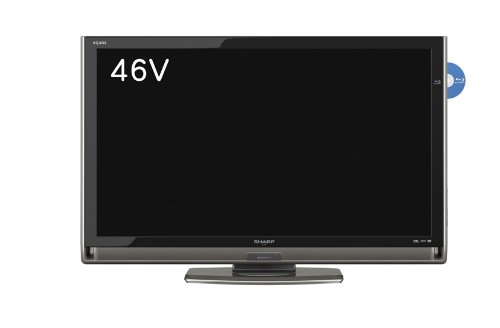 【エコポイント対象商品】 SHARP LED AQUOS 46V型ブルーレイ内蔵フルハイビジョン液晶テレビ ブラック系 LC-46DX3-B