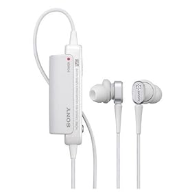 Sony MDRNC22W In-Ear Noise Cancelling Headphones - White