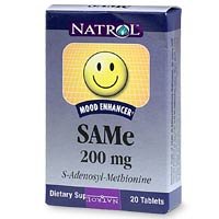 Natrol SAMe, 200mg, Tablets 20ea