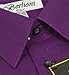 Elegant Men’s Button Down Purple Dress Shirt