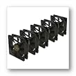 Ultra Products (ULT31879) 5 PK 92mm Case Fan Black 3-Pin