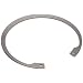 Tapered Section Standard Internal Retaining Ring, Axially Assembled, DIN 1.4122 Stainless Steel, Metric, 70mm Bore Diameter, 2.5mm Thick, Made In US, Pack of 2