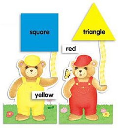 310VS80HV9L BB SET TEDDY BEAR COLORS AND SHAPES