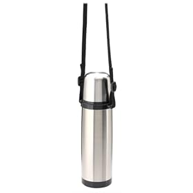 Thermos Nissan 16-Ounce Stainless-Steel Insulated Bottle with Carry Strap