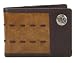 Brown and Tan Leather Money Clip
