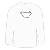 Long Sleeve T-shirt with porcelain, black and white, Greece, coffee, vessel, cup, tea, Europe