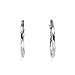 MBLife 925 Sterling Silver Medium Stunning Twisted Hoop Earrings (Diameter 1.2