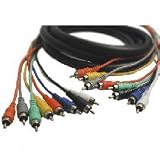 HOSA RCA - RCA, 3m (9.9 ft.) x 8 MULTI-TRACK SNAKE CABLES