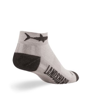 SockGuy Channel Air 1in Land Shark Cycling/Running Socks