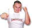 Martial Arts T-shirt - Sparmaster (White T-shirt) - CHL, CHM, L, M, S, or XL