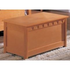 Light Wood Finish Toy Or Linen Chest