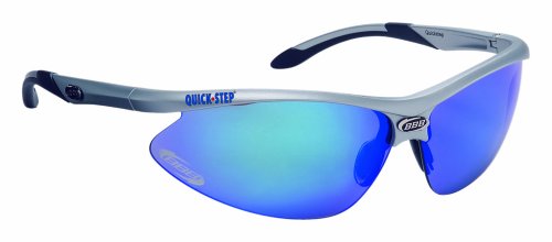 BBB Winner Sunglasses Quickstep Team Frame Blue Revo,Orange,Yellow, Mirror Lens