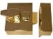 Sterling Nlb201 Narrow D/Lock Nightlatch Brs