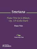 Piano Trio in G Minor, Op. 15 (Cello Part) Sheet Music