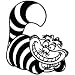 Cheshire Cat Wonderland - Cartoon Decal Vinyl Car Wall Laptop Cellphone Sticker