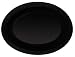 Kitchen & Housewares : Black Elegance Oval Platter 12' x 9", Sold as 1 Dozen