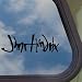 Jimi Hendrix Signature Guitar Logo Black Decal Car Sticker