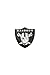 aminco NFL Oakland Raiders Team Logo Pin, Team Color (NFL-PN-001-08)