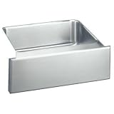 Elkay ELUHF2520 Gourmet Lustertone Undermount Sink, Stainless Steel