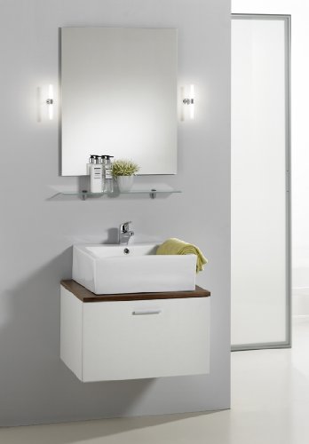 Komplettes Badezimmer inkl. 1x Waschbecken Spiegel und Glasblage