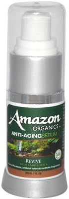 Amazon Organics Anti-Aging Serum Revive with Camu &amp; Maca, 0.5 fl oz (15 ml)