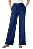 Woman Within Plus Size Tall 7 Day Wide-Leg Pants