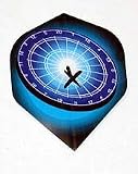 5 Sets - DARTBOARD CLOCK - Hard Poly flights