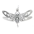 Detailed Celtic Dragonfly Pendant in Sterling Silver, #8729
