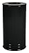 Trash Can, Round, 18 gal., Black