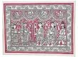 Asian Art from India ShalinCraft Madhubani Folk Paintings Home Decor Organic Color Paper 30 inches x 22 inches(madht314)