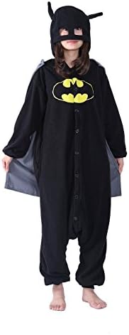 Color Value Unisex Kigurumi Costume Animal Pajamas Batman M(64"-68"/163cm-172cm)