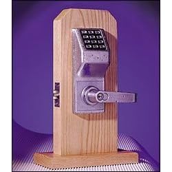 Alarm Lock DL2700WP-26D Battery Operated Pushbutton Lock, Weatherproof, Satin Chrome Finish