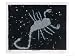 The Constellation of Scorpio the Scorpion Art Giclee Poster Print by Charles F. Bunt,...