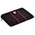 Swiss Mobility 10-Inch Netbook Horizontal Sleeve in Black with Dual Thin Red Stripes