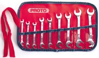 Stanley Proto J3300A 9 Piece Short Open End Angle Wrench Set On Sale