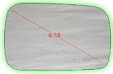 87-89 MITSUBISHI PRECIS MIRROR GLASS RH (PASSENGER SIDE), (6-7/8 Dg.) Convex (1987 87 1988 88 1989 89) M471175 N/A