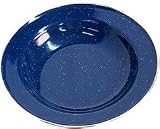 GSI 7.875'' Stainless Steel Rimmed Soup Plate - Blue