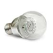 30 LED E26 Bulb, Clear Housing, White
