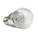 30 LED E26 Bulb, Clear Housing, White