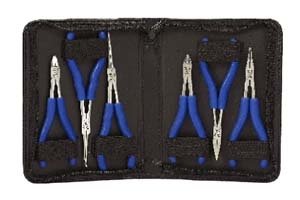 Tec-Cut Plier & Cutter Kit Electronics Long Reach 6 Pc