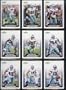 2006 Score Dallas Cowboys Football Card Complete Set of 17 Cards including Terrell Owens plus rookie cards of Skyler Green, Anthony Fasano, Miles Austin, Pat Watkins, Bobby Carpenter, and Lousaka Polite