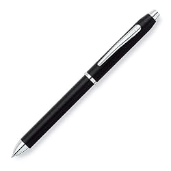 Cross Tech 3, Satin Black, Multi-Function Pen, with Black and Red Ballpoint Ink and .05mm Pencil (AT0090-3)
