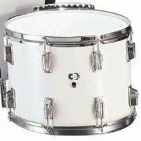 Childrens Toyshop  Musical Instruments : CB IS3664 10" x 14" White Parade Marching Snare Drum