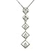5 Round Journey Of Life Diamond Pendant on Chain .25ct
